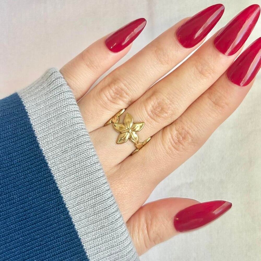 Vintage Inspired Luxury Gold Tone Ring